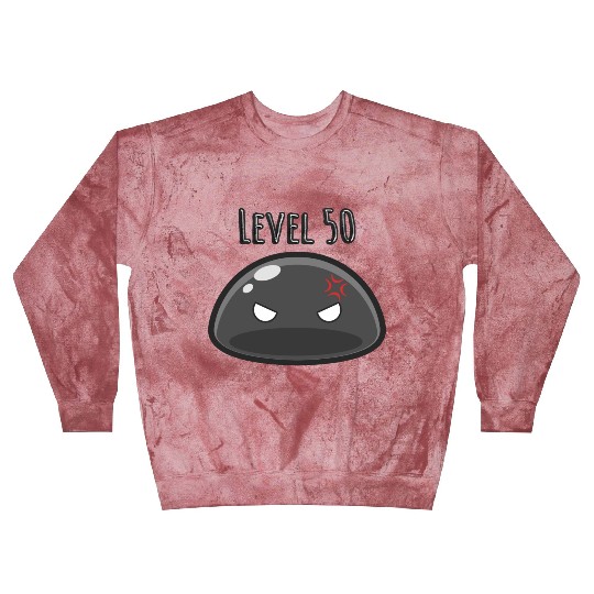 Cute Black Dungeon Slime Monster Weird Anime Blast Sweatshirts