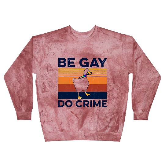Duck BGD crime Blast Sweatshirts