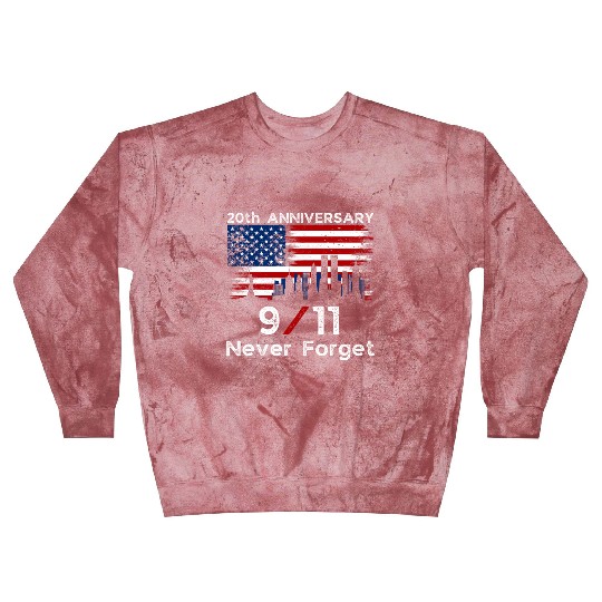 Never Forget Usa 9/11 The 20th Anniversary Patriot Blast Sweatshirts