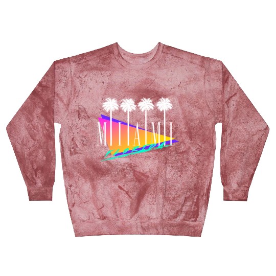 Miami Florida Retro Style Blast Sweatshirts