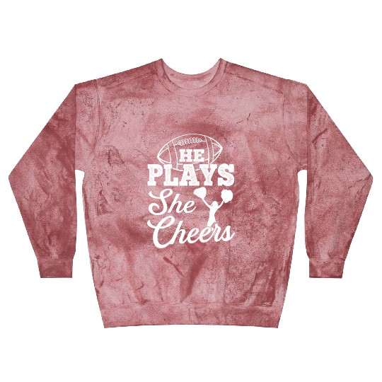Cheer Mom Football Son Blast Sweatshirts