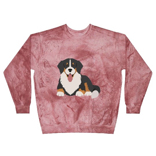 Bernese Mountain Dog Face Blast Sweatshirts