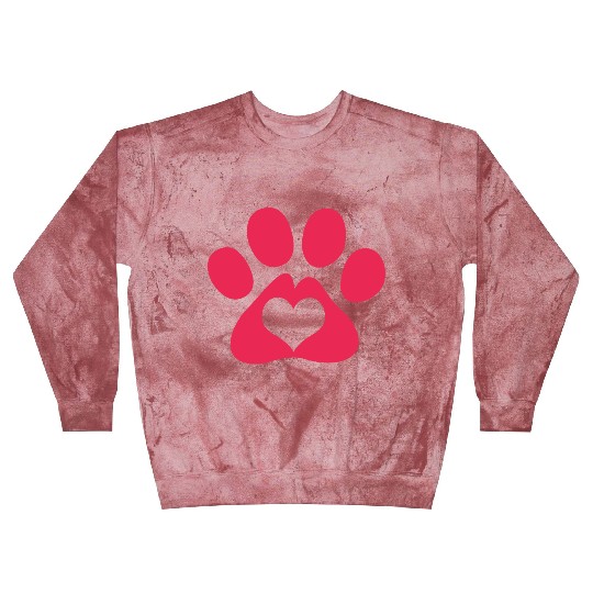 Dog Paw Adopt A Pet Dog Rescue Blast Sweatshirts
