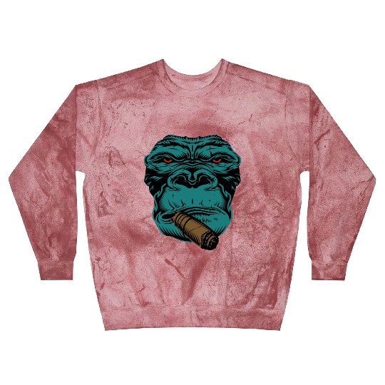 Smoking Gorilla Blast Sweatshirts