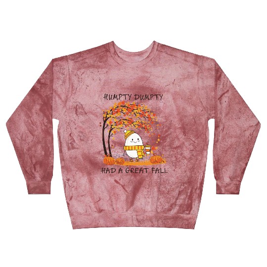 Humpty Dumpty Had A Great Fall Thanksgiving Autumn Blast Sweatshirts