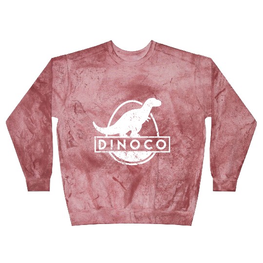 Dinoco White Distressed Blast Sweatshirts