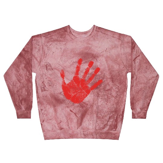 Red Hand - Supporter of MMIW Blast Sweatshirts
