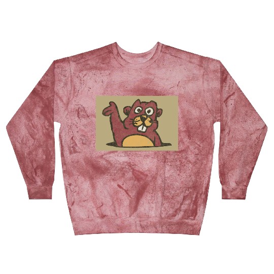 Gopher Vintage Style Distressed (Gold) Blast Sweatshirts