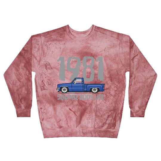 1981 Square Body Life Bright Blue Blast Sweatshirts