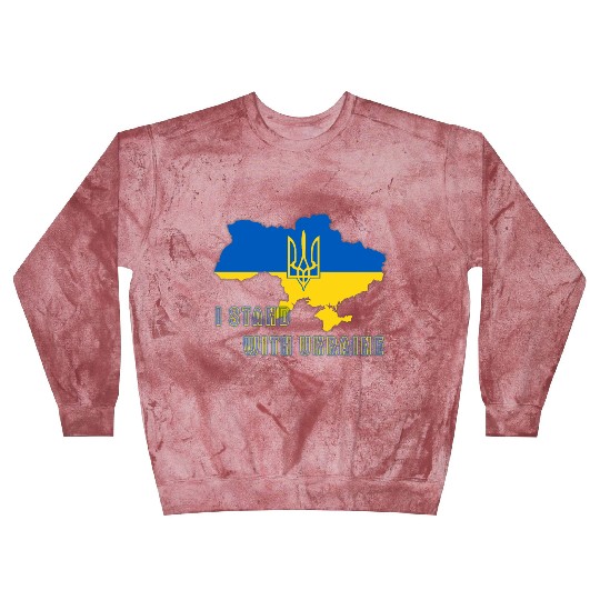 I Stand With Ukraine Blast Sweatshirts
