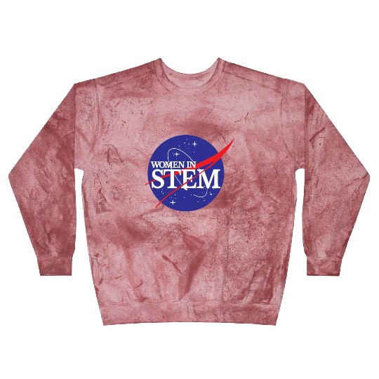Women In Stem Blast Sweatshirts NASA Female Scientist