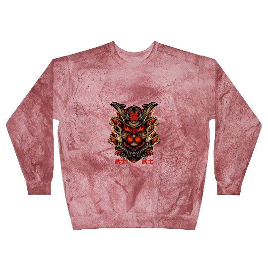 Cat Samurai Blast Sweatshirts