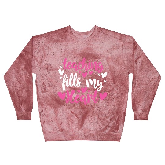 His and Her Valentine Gift Teacher Teaching Fills Blast Sweatshirts