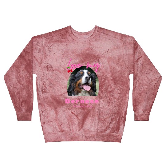 Love my Bernese Mountain Dog Girl Blast Sweatshirts