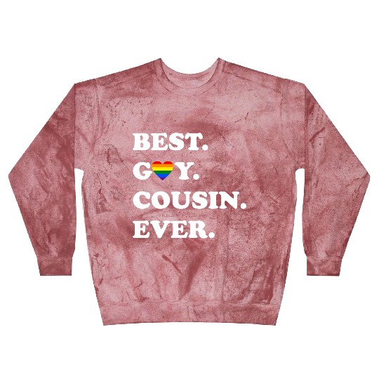 Best Gay Cousin Ever Blast Sweatshirts LGBTQ Gay Pride