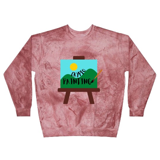 Crypto Painting Blast Sweatshirts