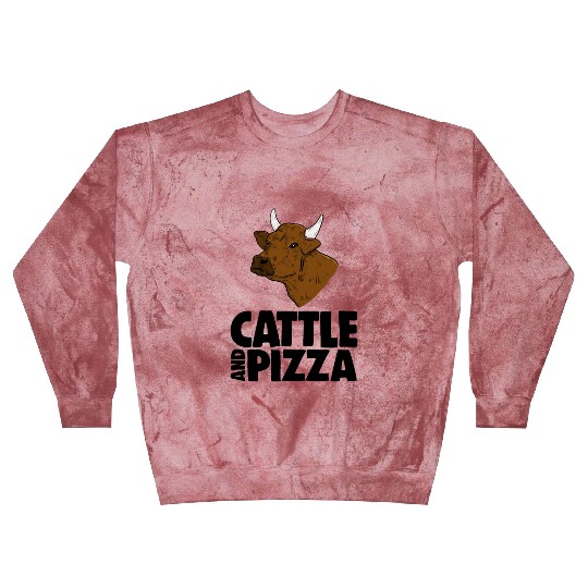 Cattle And Pizza Blast Sweatshirts