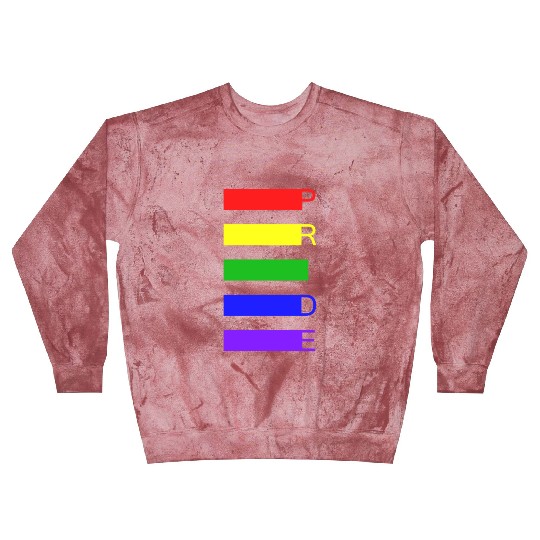 PRIDE Rainbow Flag Colors Blast Sweatshirts