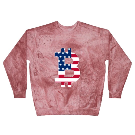 BITCOIN in USA style Blast Sweatshirts