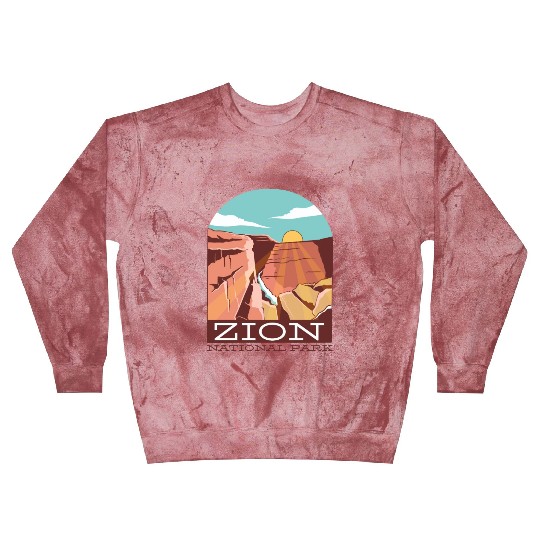 Zion National Park Zion National Park gift inspira Blast Sweatshirts