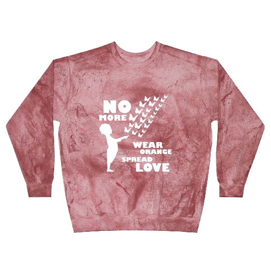 wear orange spread love anti gun violence Blast Sweatshirts