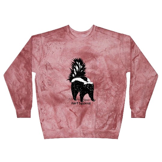 Skunk Fart Squirrel Funny Joke Wrong Animal Name S Blast Sweatshirts