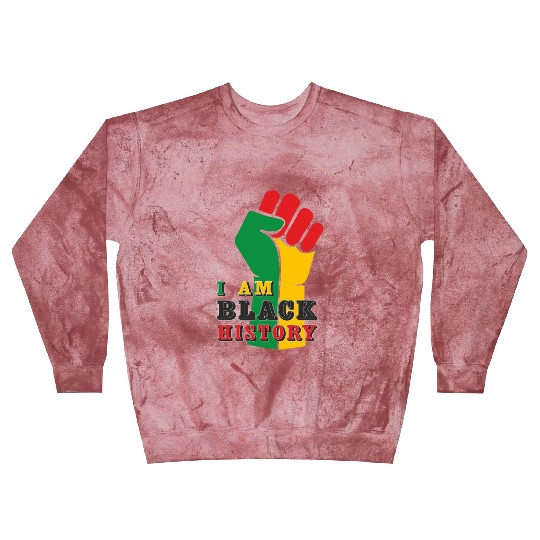 I Am Black History, Juneteenth, Freedom Day Blast Sweatshirts