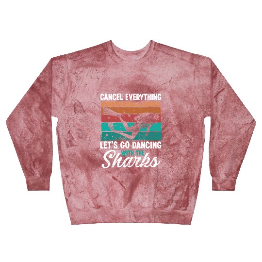 Scuba Diving Dancing with Sharks Scuba Diver Blast Sweatshirts