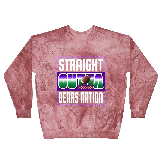 Straight Outta Bears Nation Football Full Icon Blast Sweatshirts