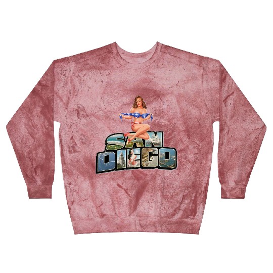 San Diego Pin Up Blast Sweatshirts