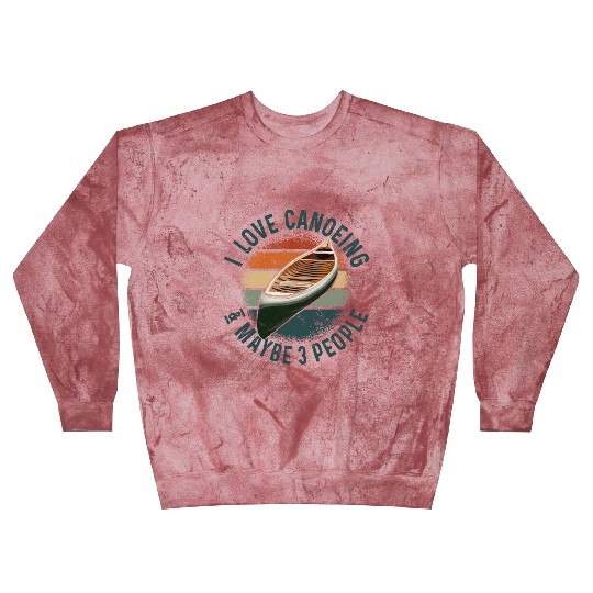 Canoe Canoeing Vintage Retro I Blast Sweatshirts