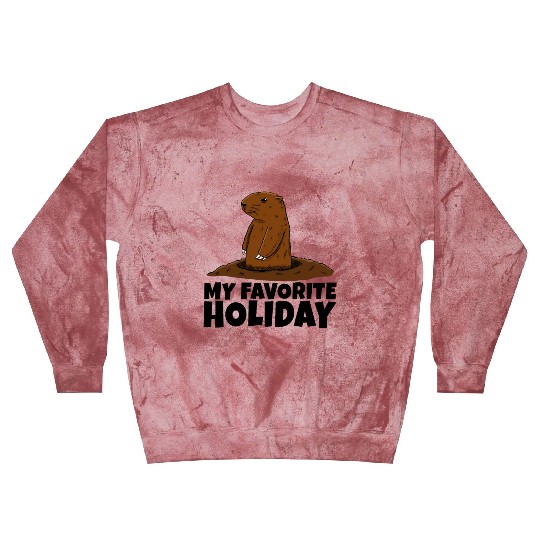 My Favourite Holiday Groundhog Blast Sweatshirts