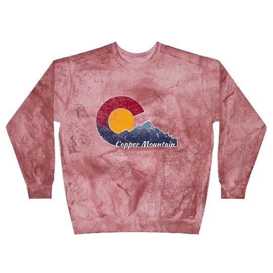 Copper Mountain Colorado Mountain Scenery Blast Sweatshirts
