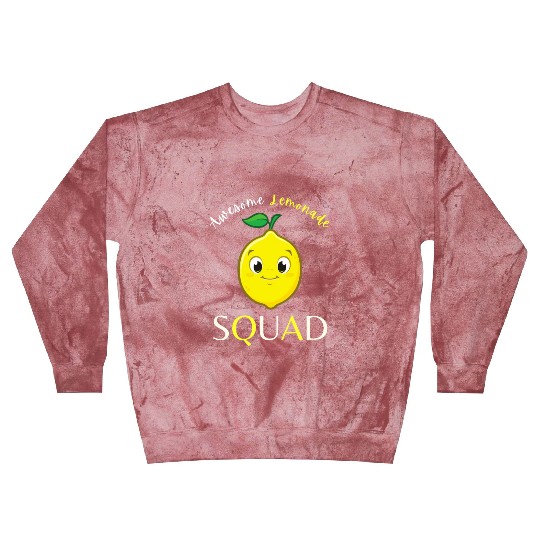 Awesome Lemonade Squad Lemon Lovers For Summer Blast Sweatshirts