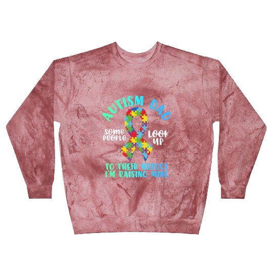 Autism Dad Some People Look Up To Their Heroes Blast Sweatshirts