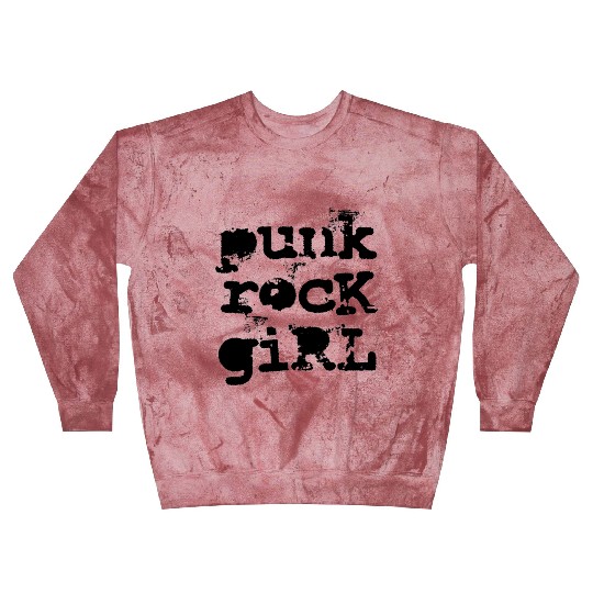Punk Rock Girl Blast Sweatshirts