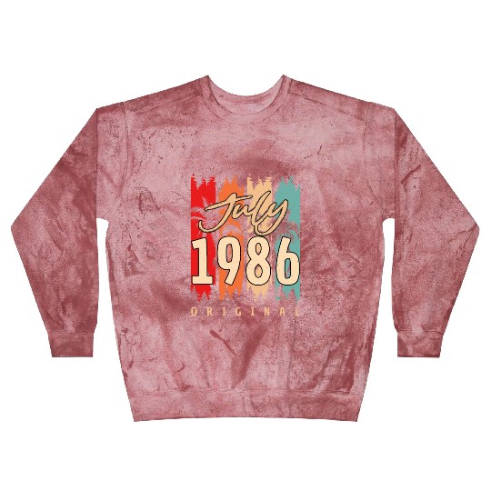 Born July 1986 Blast Sweatshirts