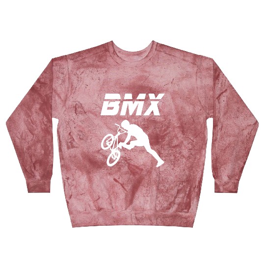 bmx race bike cyclist rider trick Blast Sweatshirts