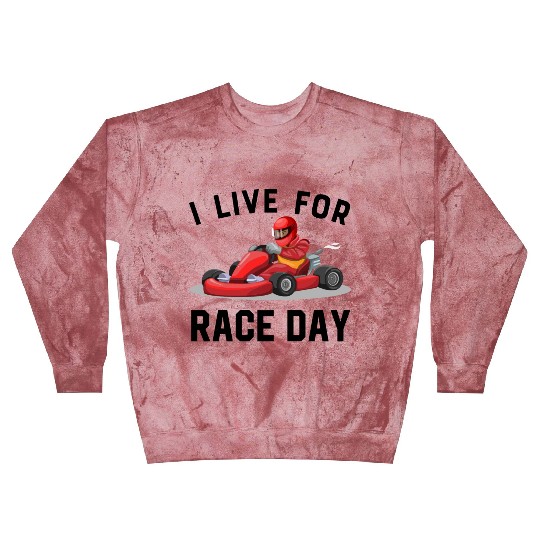 I Live For Race Day Blast Sweatshirts