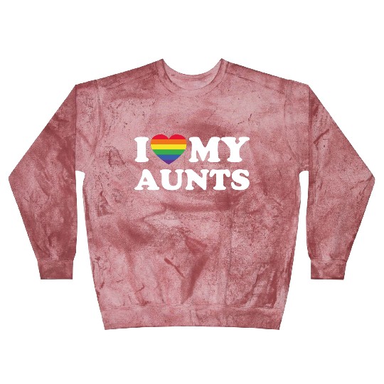 LGBTQ I Love My Aunts Aunties Lesbian Trans Blast Sweatshirts