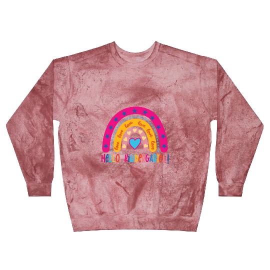 Hello Kindergarten outfit Rainbow First Grade Blast Sweatshirts