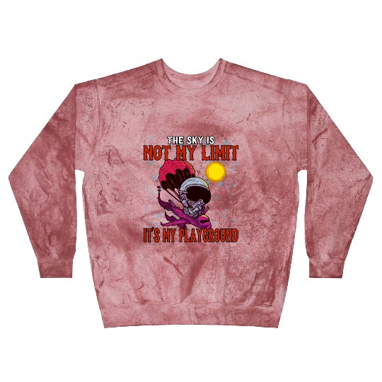 The Sky Is My Playground Skydive Funny Cute Blast Sweatshirts