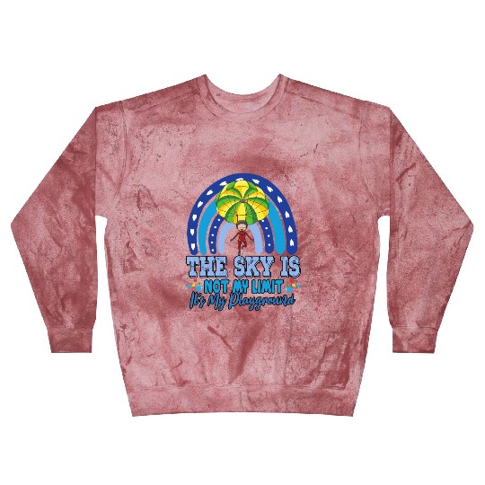 The Sky Is My Playground Skydive Funny Sarcasm Pun Blast Sweatshirts