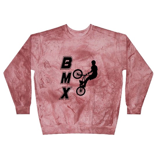 bmx race bike cyclist rider trick Blast Sweatshirts