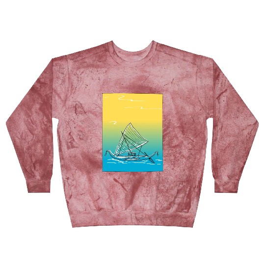 sailing canoe Blast Sweatshirts