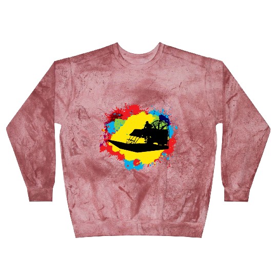 Airboat Fanboat Airboating Planeboat Swamp boat Blast Sweatshirts