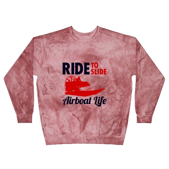 Airboat Fanboat Airboating Swamp boat Race Ride Blast Sweatshirts