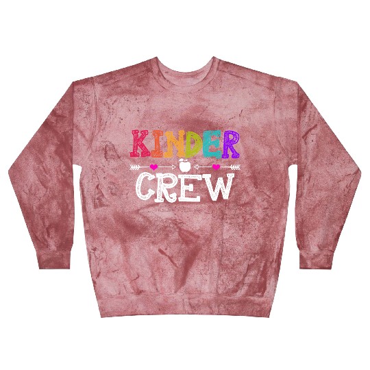 Kinder Crew Funny Kindergarten Teacher 1st Day of Blast Sweatshirts