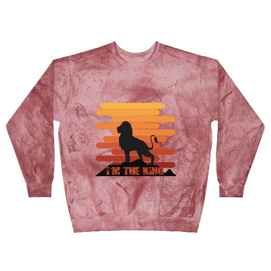 I'm The King - Lion King Of The Jungle Blast Sweatshirts