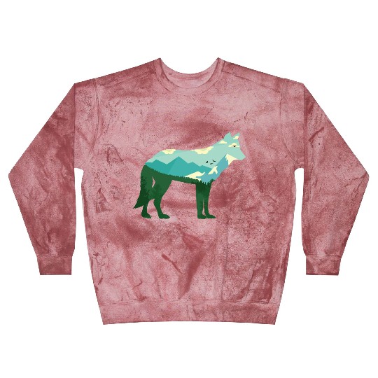 Mountain Wolf Blast Sweatshirts